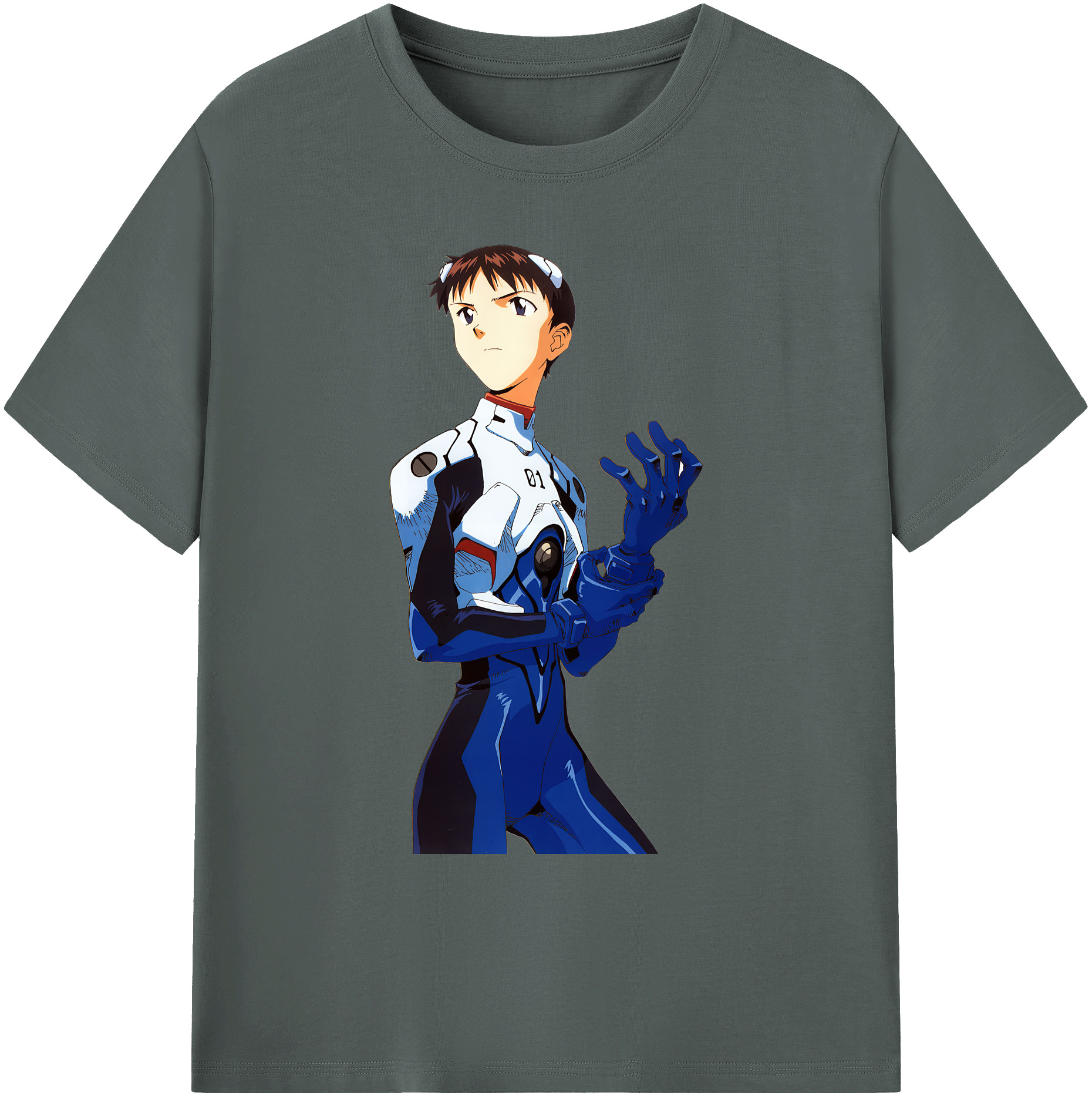 （画像用） EVA 新世紀エヴァンゲリオン 綿100％ メンズ半袖Tシャツ｜肌触りやわらか＆通気性
